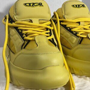 Lewis Hamilton Snow Derby Yellow Sneakers Size EU 44